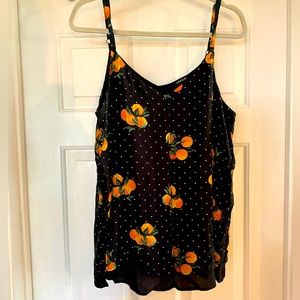 Peaches and Polkadots Flowy Top
